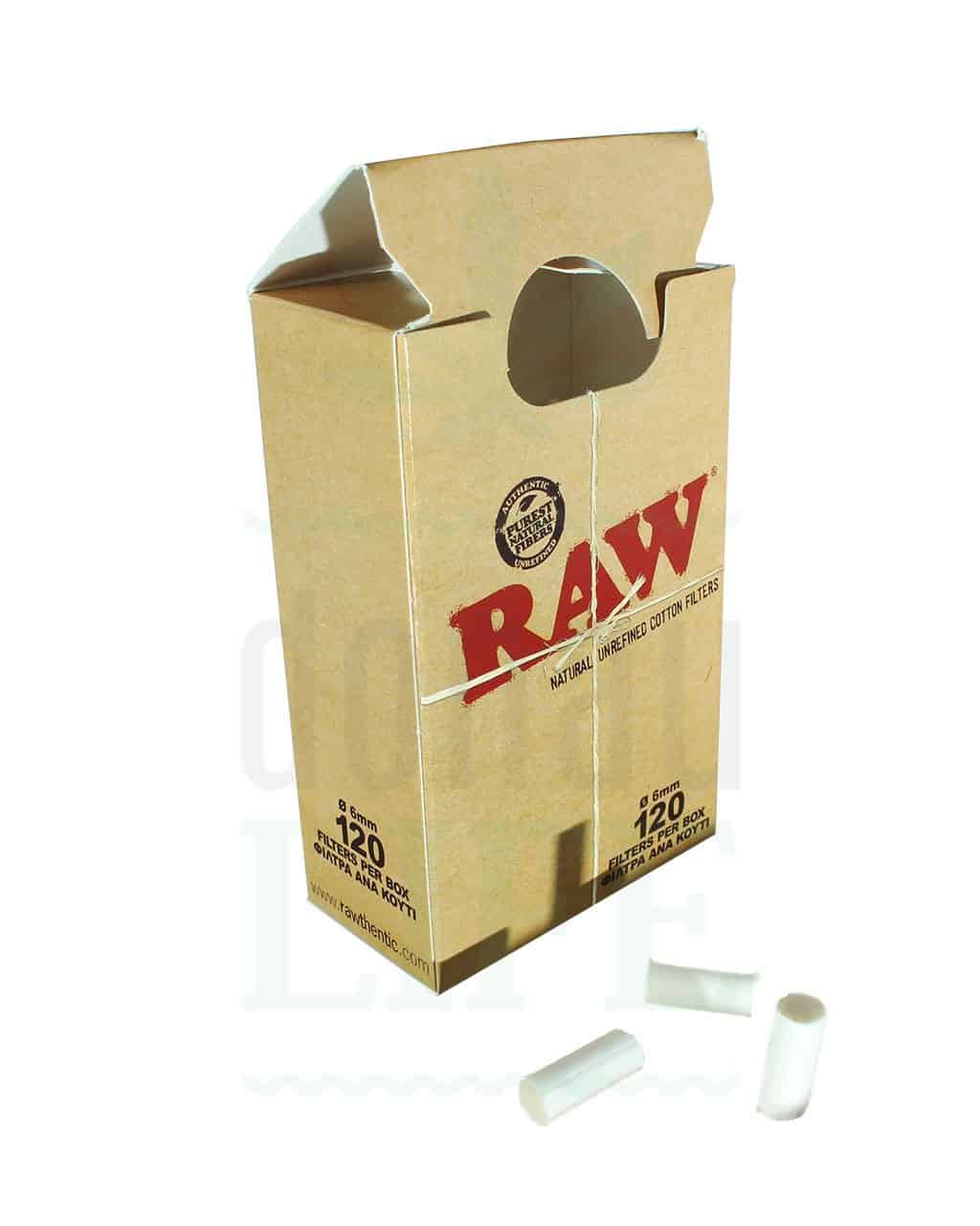 RAW Filtri per sigaretta Slim, 120 pezzi