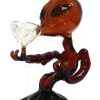 Glaspfeifen Glaspfeife ‘Alien’ | 15 cm