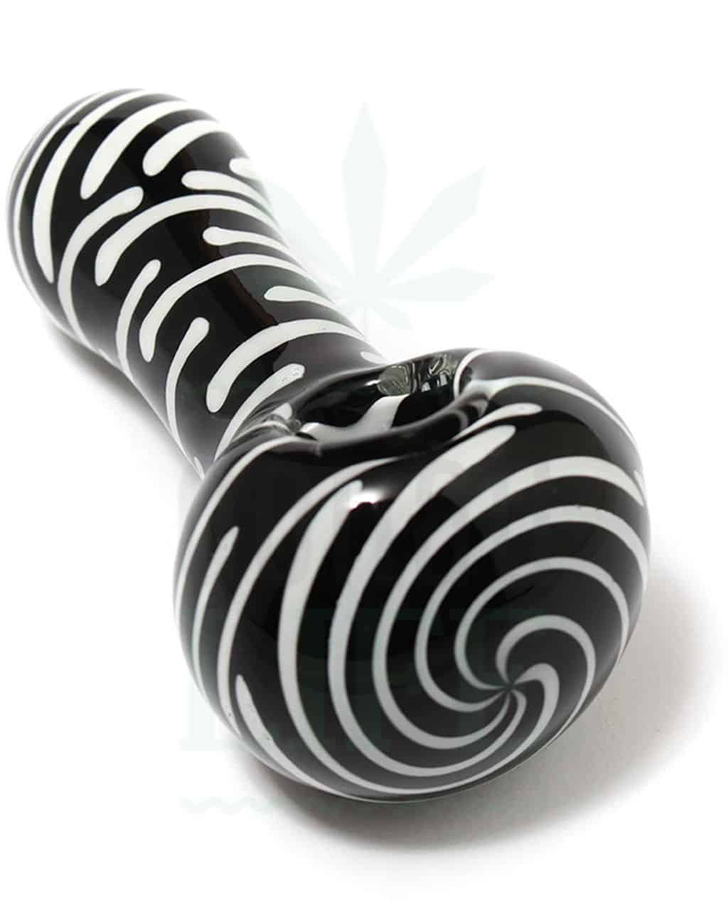 Glaspfeifen Black Leaf “Little Zebra” Spoon Pipe