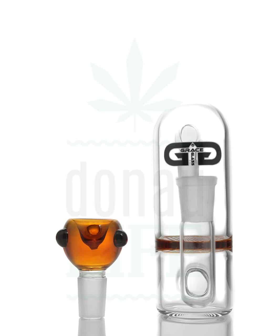 Bong Shop GRACE GLASS Precooler with Honeycomb Perc 90° | 18.8&gt;18.8mm