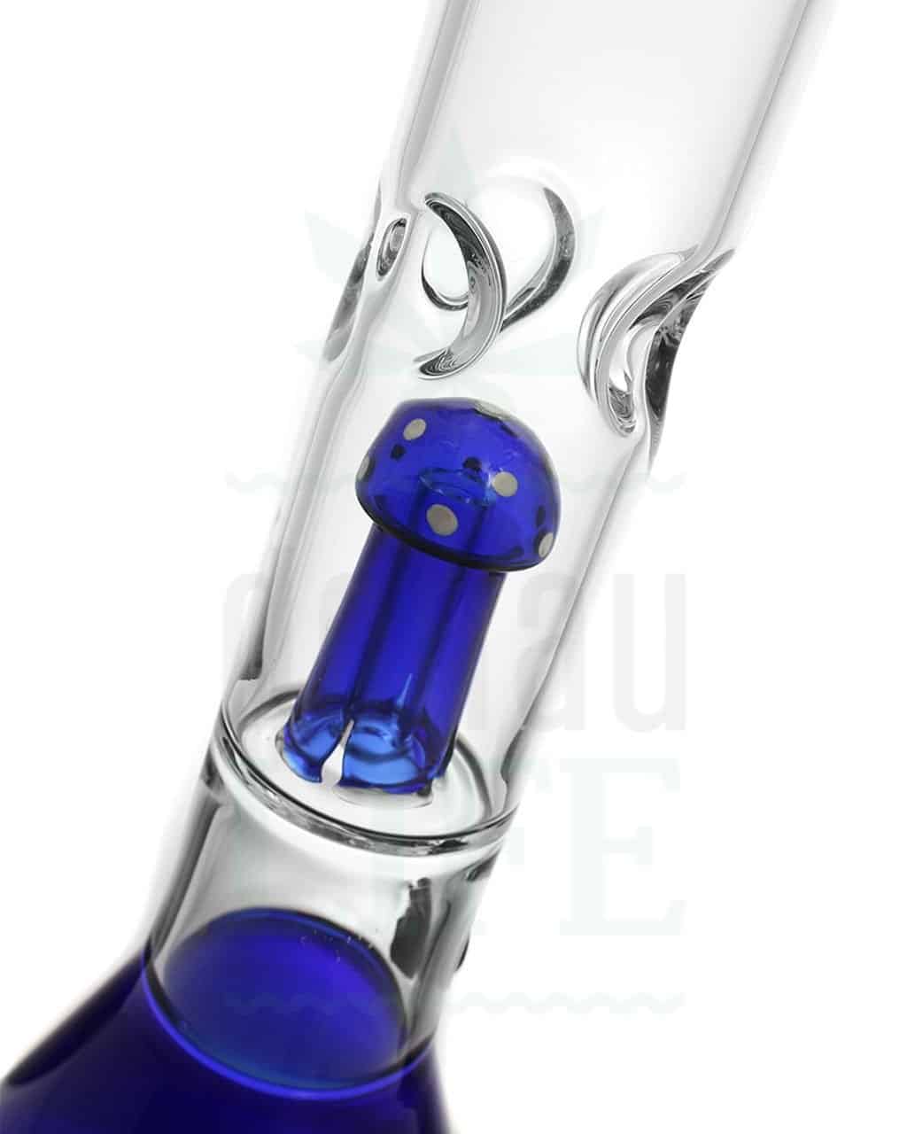 Bong Shop Grace Glass Beakerbong Mushroom Perc 50 cm | blå