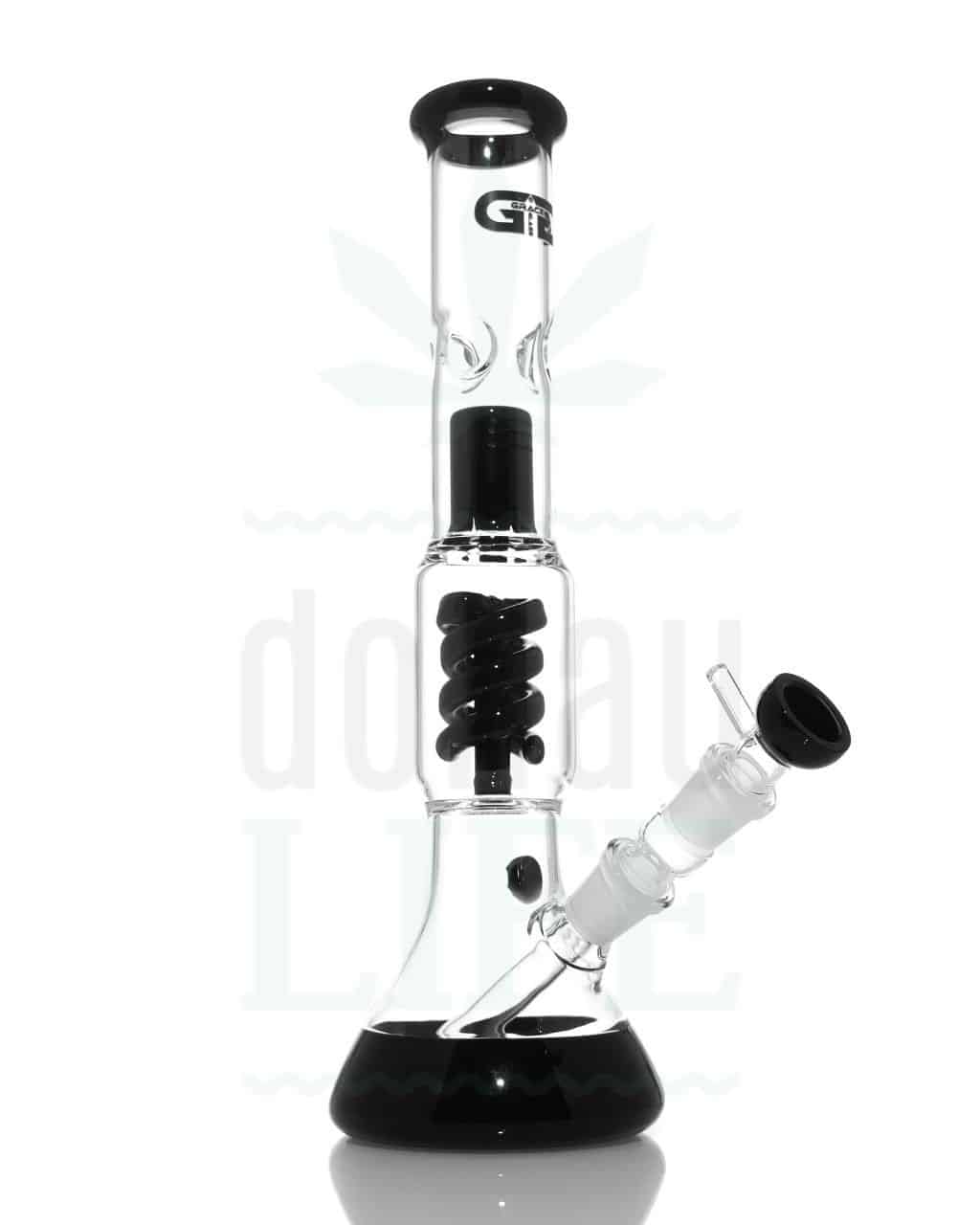Bong Shop Grace Glass Bong ‘Black Beauty’ mit Spiralpercolator | 35 cm