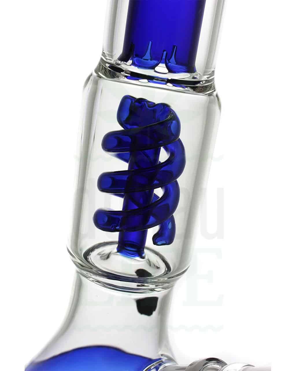 Bong Shop Grace Glass ‘Mr. Blue’ mit Spiralpercolator | 35 cm