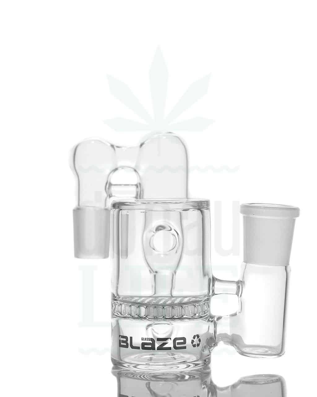Precooler BLAZE GLASS Förkylare med honeycomb 90° | 18,8&gt; 18,8 mm