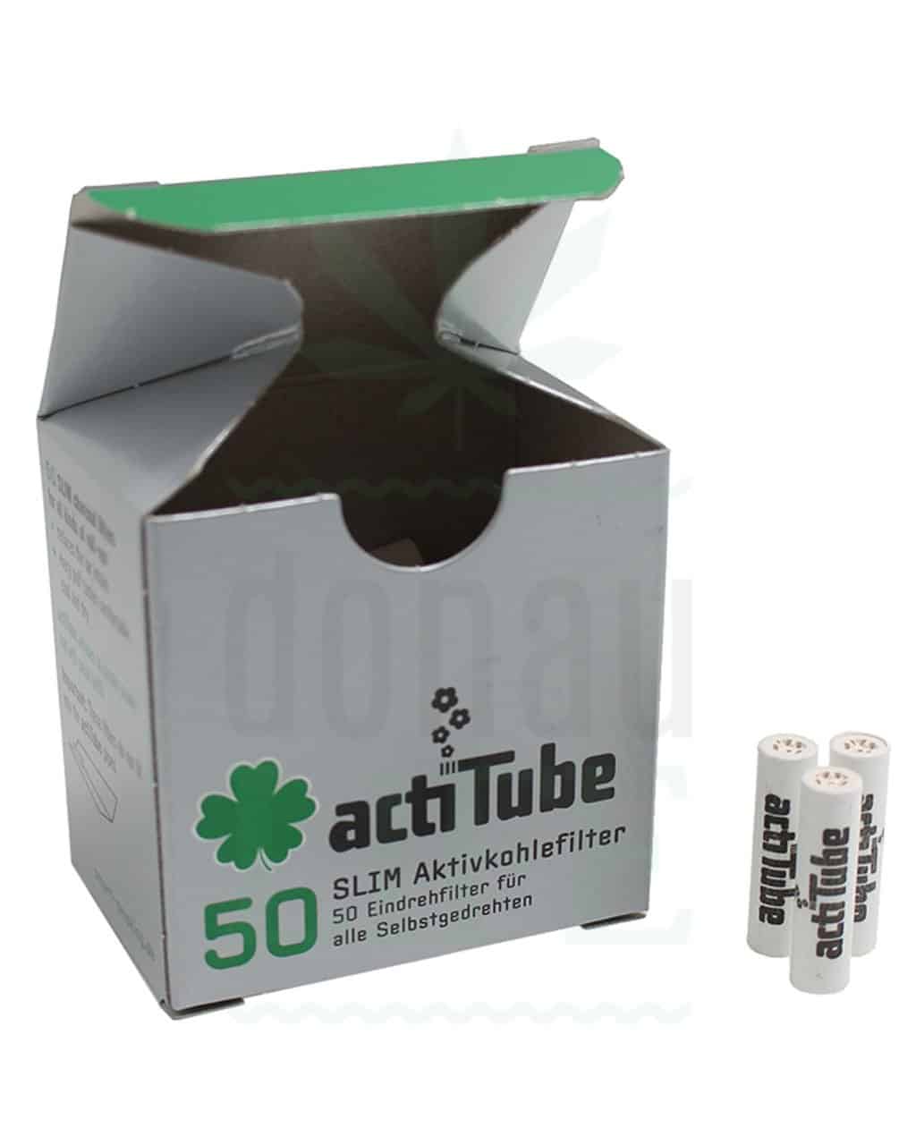 50 Stück ActiTube Slim Aktivkohle Filter zum Eindrehen Neu Aktivkohlefilter 