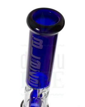 Bong Shop BLAZE GLASS Beakerbong ‚Blue Dream‘ mit 6-Arm Percolator | 41/49 cm