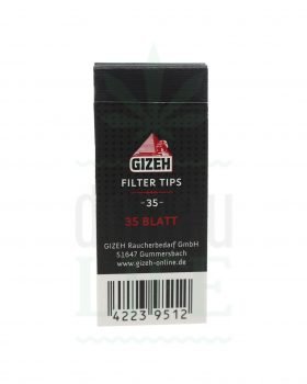 Beliebte Marken GIZEH Black Filter Tips Regular
