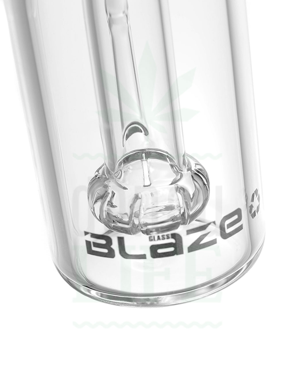 bong-discount Wasserpfeife, Glas-Bong, Glasblubber, 13 cm