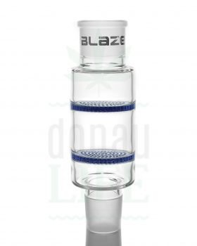 aus Glas BLAZE GLASS Steckbongmittelteil ‚Double COMB‘