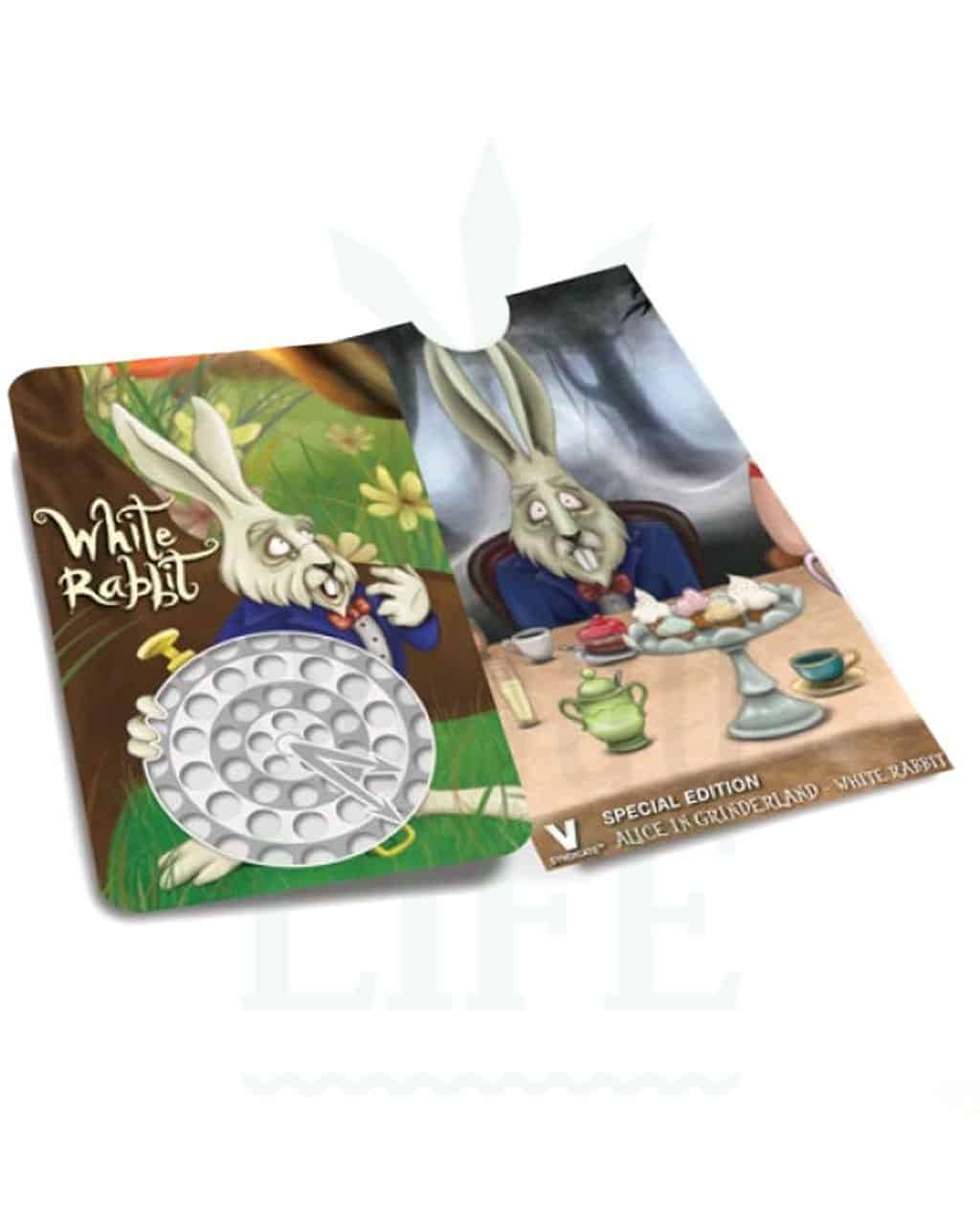 Grinder Cards V SYNDICATE Grinder Card ‘White Rabbit’ | Kreditkarten Format