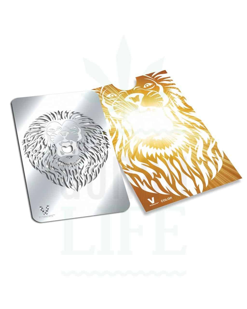 Grinder Cards V SYNDICATE Grinder Card ‘Lion’ | Kreditkarten Format