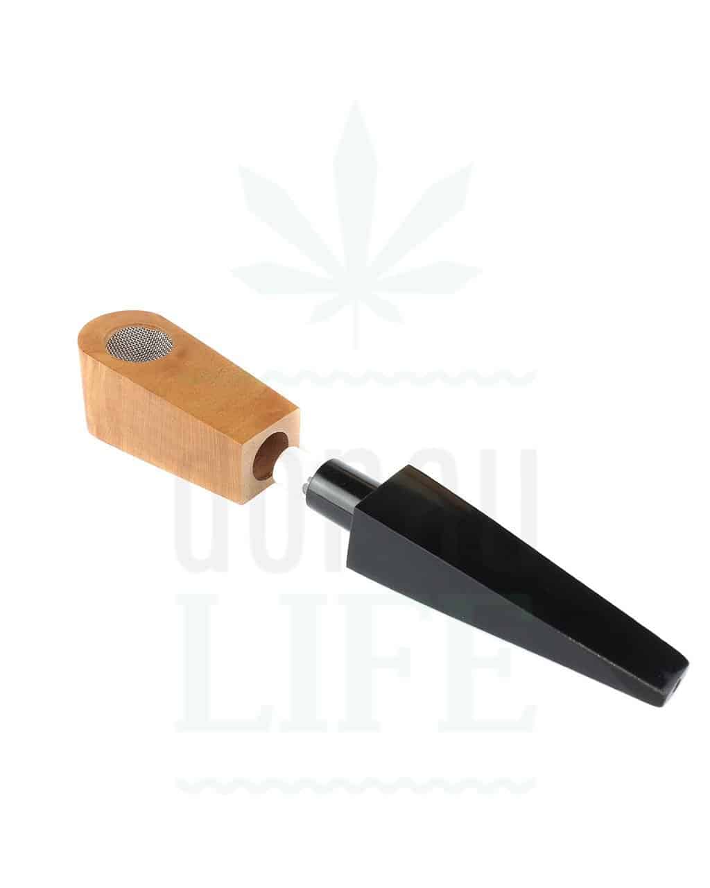 Headshop ACTITUBE Pipe with activated carbon insert | briar wood
