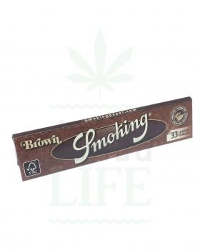Beliebte Marken SMOKING ‚Brown‘ King Size Papers  | 33 Blatt