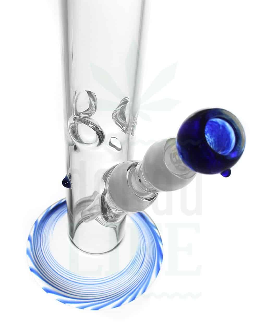 aus Glas BOOST Glasbong ‚Blue Swirl‘ | 49 cm