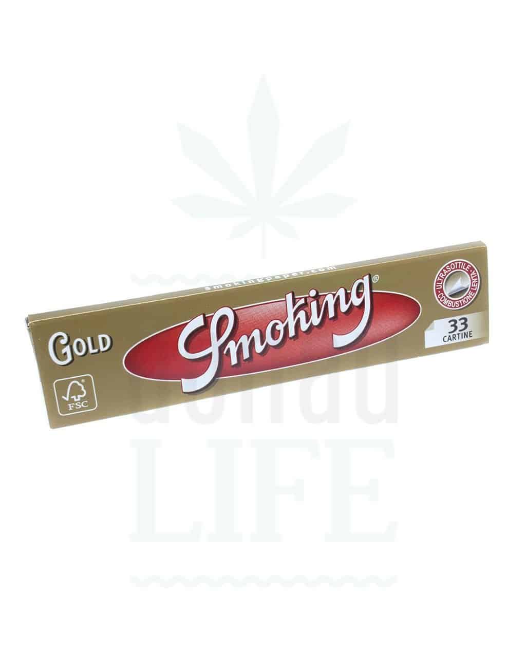 Headshop SMOKING ‘Gold’ KSS Papers | 33 Blättchen