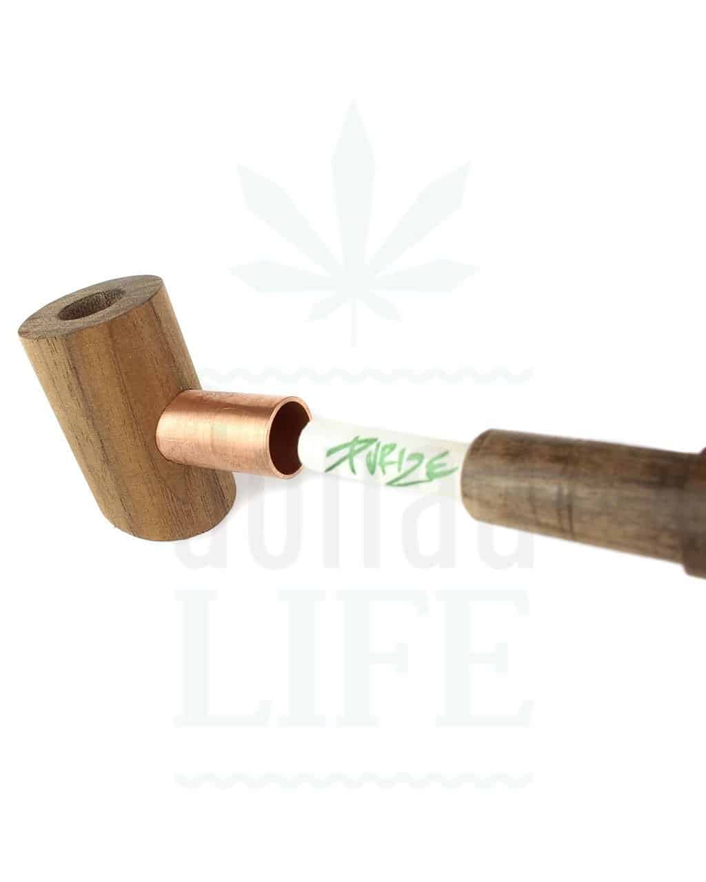 Headshop SCHMAUCH Poker Pipe with Activated Carbon Filter | Copper