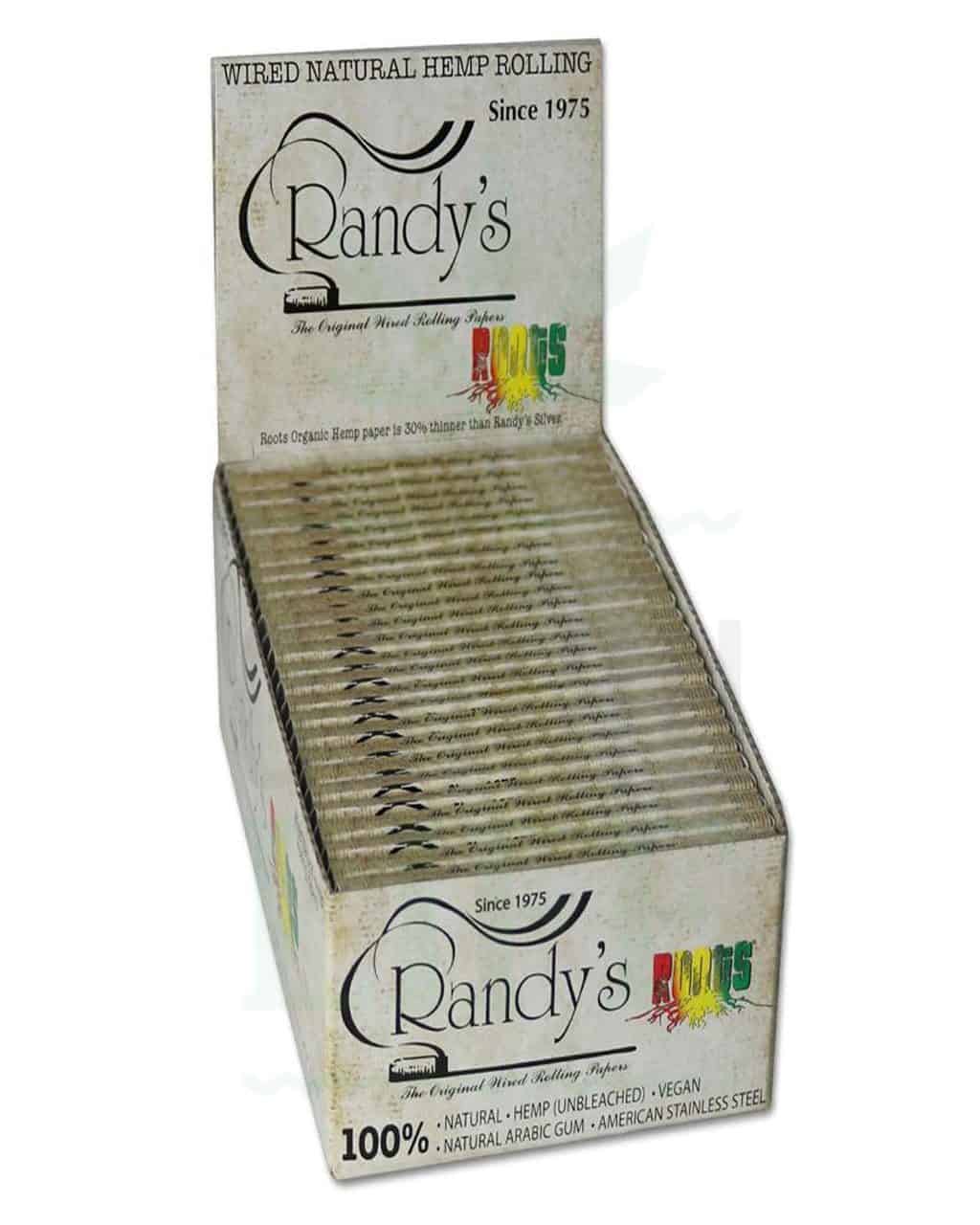 Headshop RANDY'S Wired Organic rolling paper | Wire paper