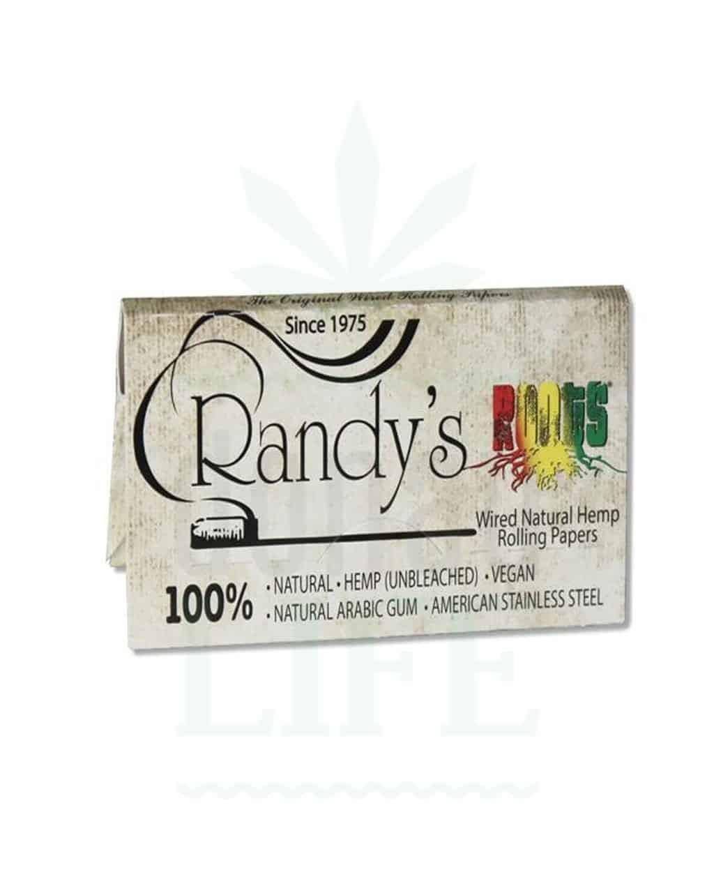 Headshop RANDY'S Wired Carta da rotolamento organica | Carta metallica