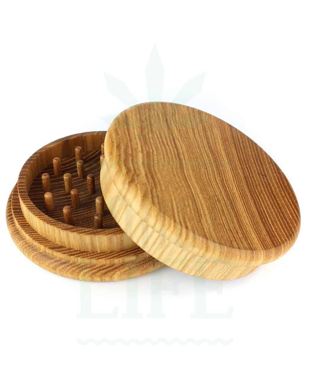 Grinder CANNAMIX Ash Wood Grinder 2-delad | Ø 78 mm