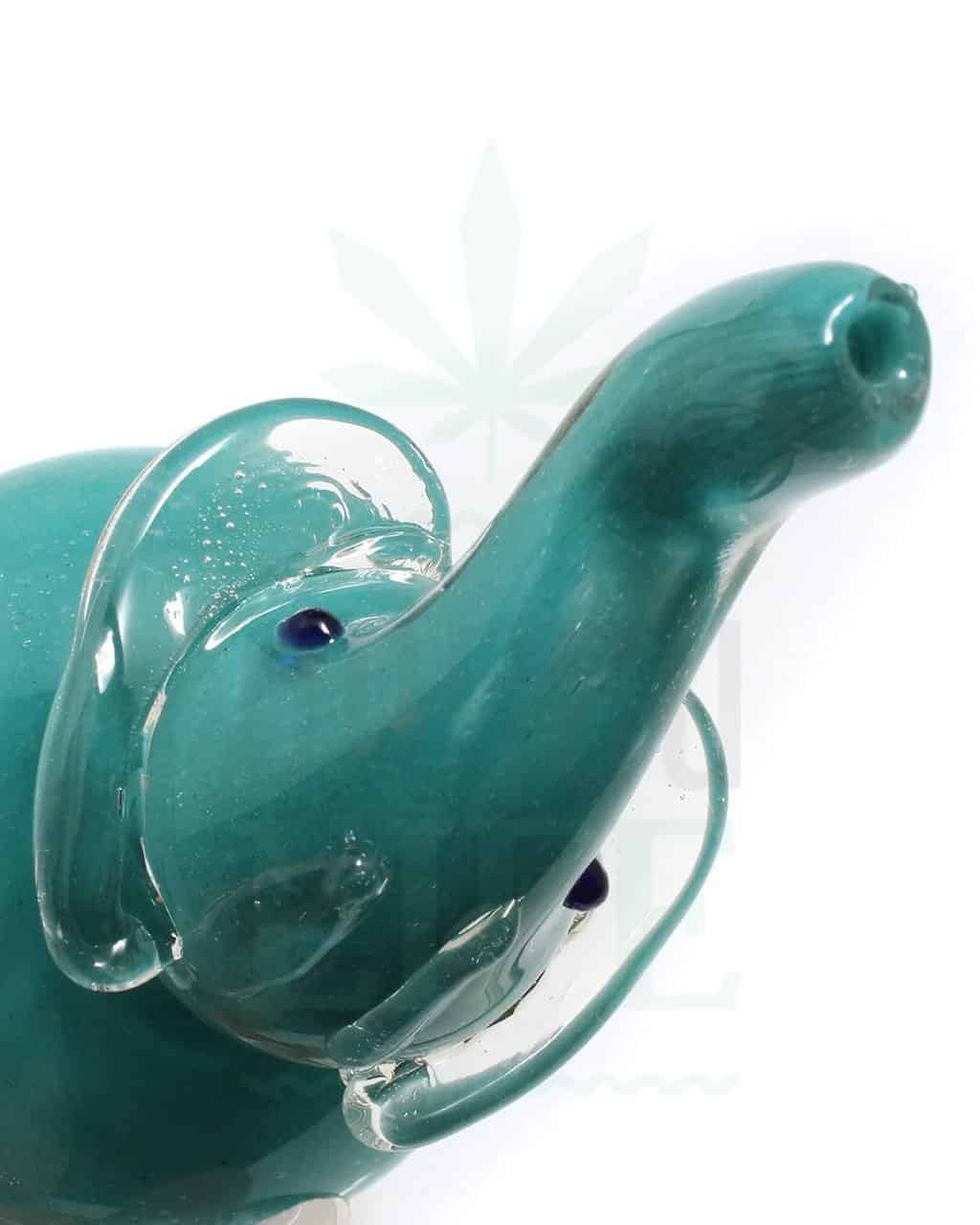 Glaspfeifen Glaspfeife ‘Blue Elephant’ | 10 cm