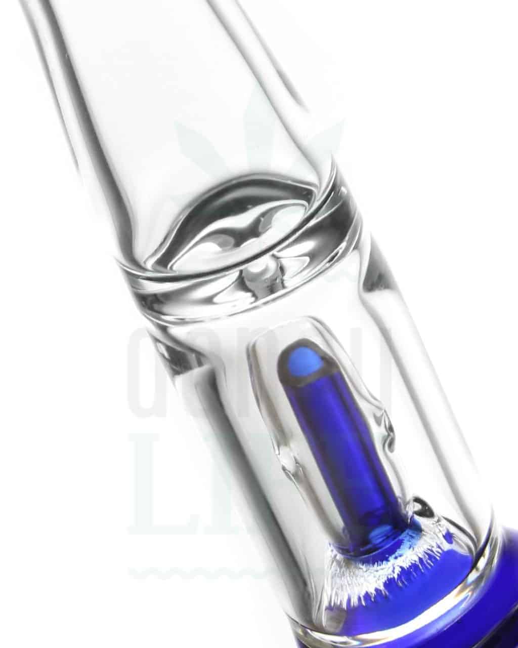 Glaspfeifen Glaspfeife ‘Bent’ mit Minipercolator | blau /grün
