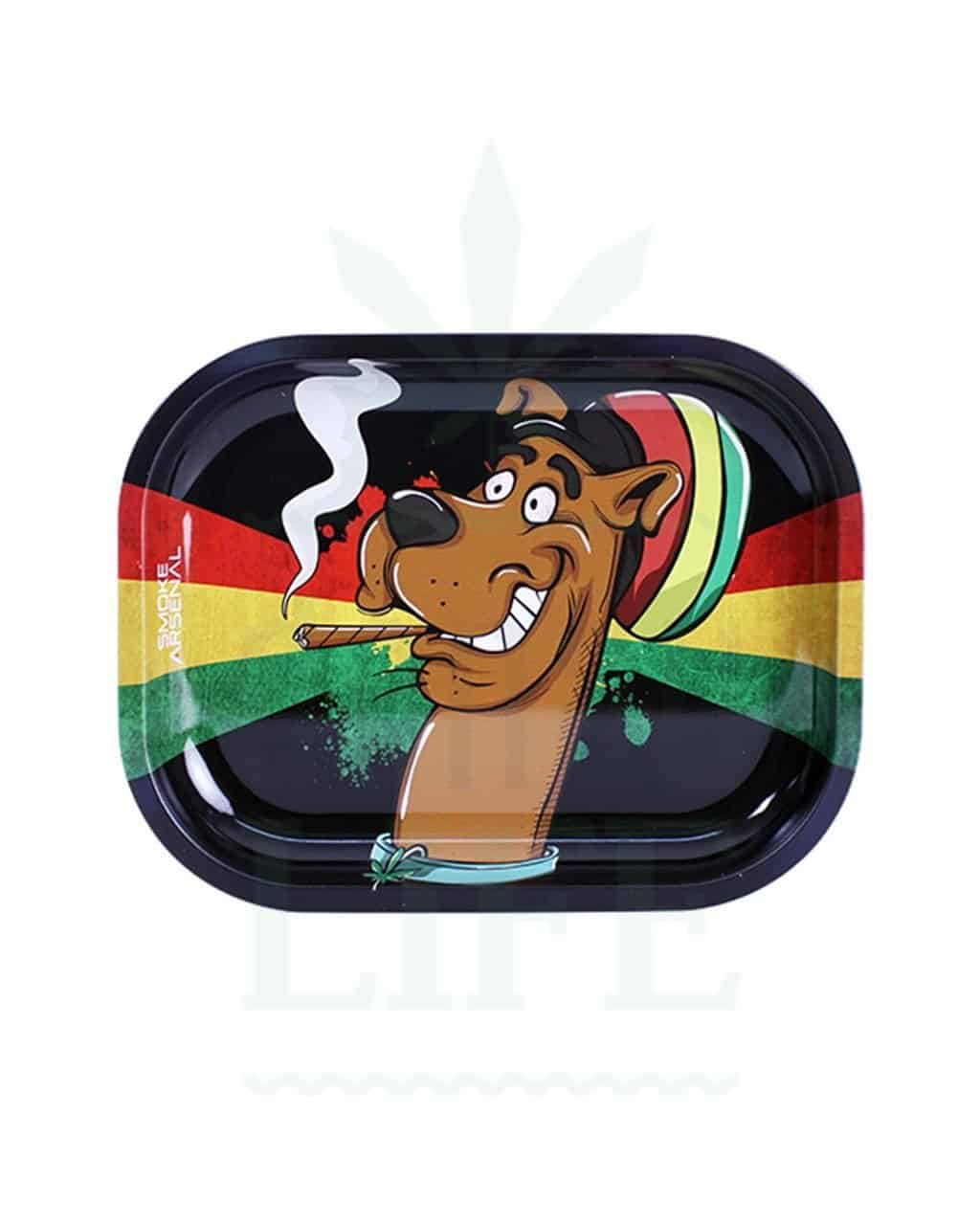 Mischschalen SMOKE ARSENAL Rolling Tray | ‚Dabs dabs dabs‘