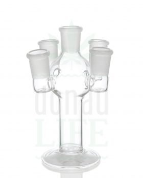 18,8 mm GRACE GLASS Bongkopfhalter Glas ‚high5‘ | 18,8 mm