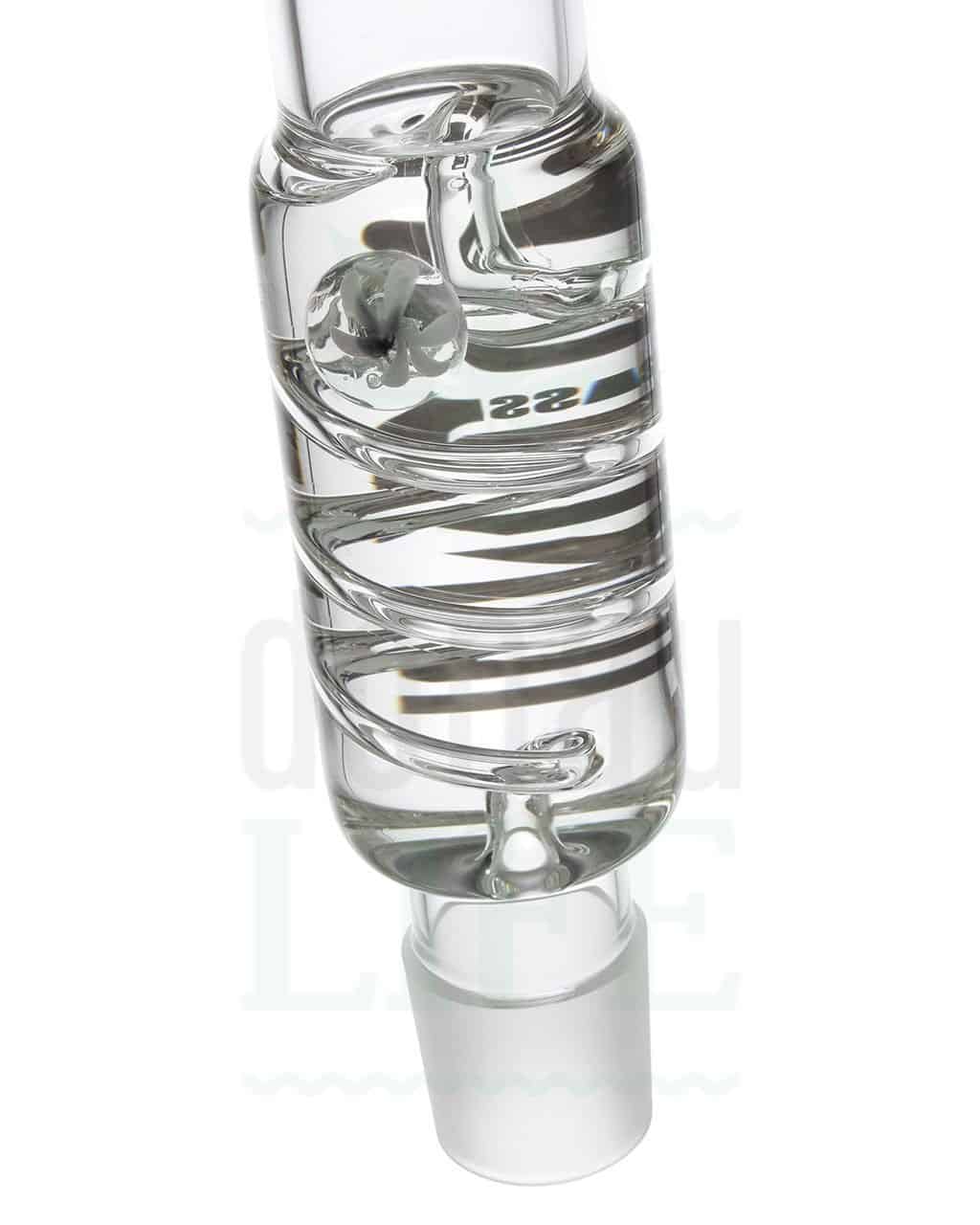 Bong Shop BLAZE GLASS Mundstück Kühlspirale ‘Kühle Brise’ klar