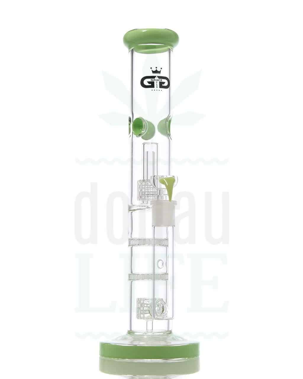 Bong Shop Grace Glass Honeycomb Series ‘Green Hell’ | 36 cm
