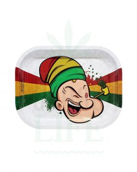 Mischschalen SMOKE ARSENAL Rolling Tray S | ‘Rasta Spinat’