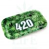 Mischschalen V SYNDICATE Rolling Tray M | ‘420 Leaf’