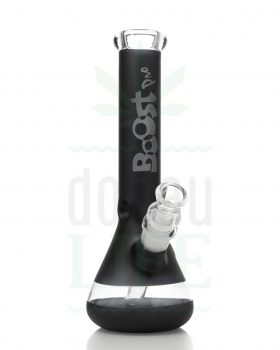 aus Glas BOOST Pro Beakerbong ‚tiny black‘ schwarz | 35 cm