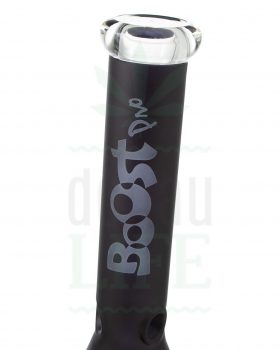 aus Glas BOOST Pro Beakerbong ‚tiny black‘ schwarz | 35 cm