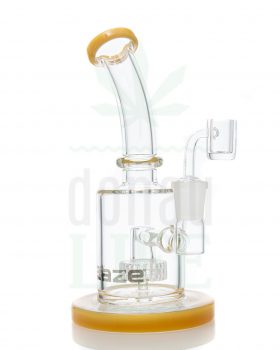Bong Shop BLAZE GLASS Glasblubber ‘Yellow Lizzard’ | 22 cm