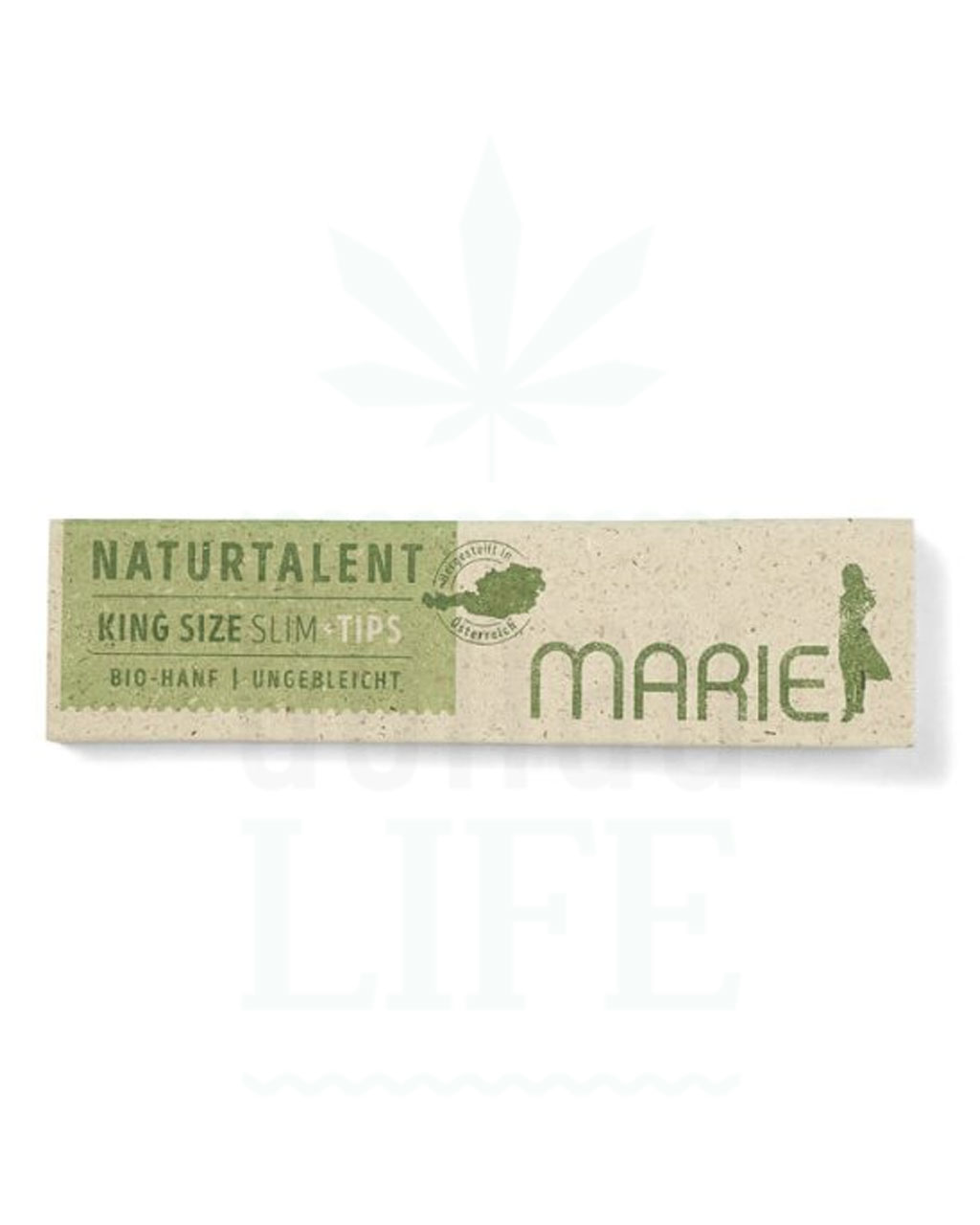 Papers MARIE ‘Naturtalent’ Kingsize + Tips Rolling Papers