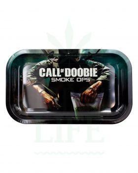 aus Metall V SYNDICATE Rolling Tray | ‚Call of Doobie: Smoke Ops‘