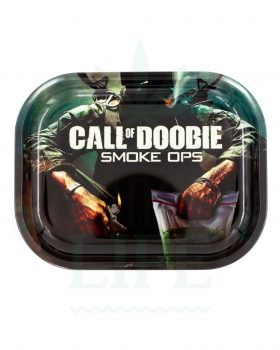 aus Metall V SYNDICATE Rolling Tray | ‚Call of Doobie: Smoke Ops‘