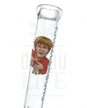 aus Glas BLACK LEAF Kanzlerbong ‚Merkel Edition‘ | 38 cm
