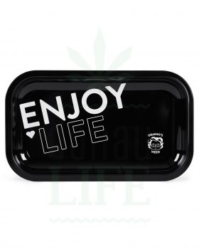 aus Metall GRANNY´S WEED Rolling Tray | ‚Enjoy Life‘