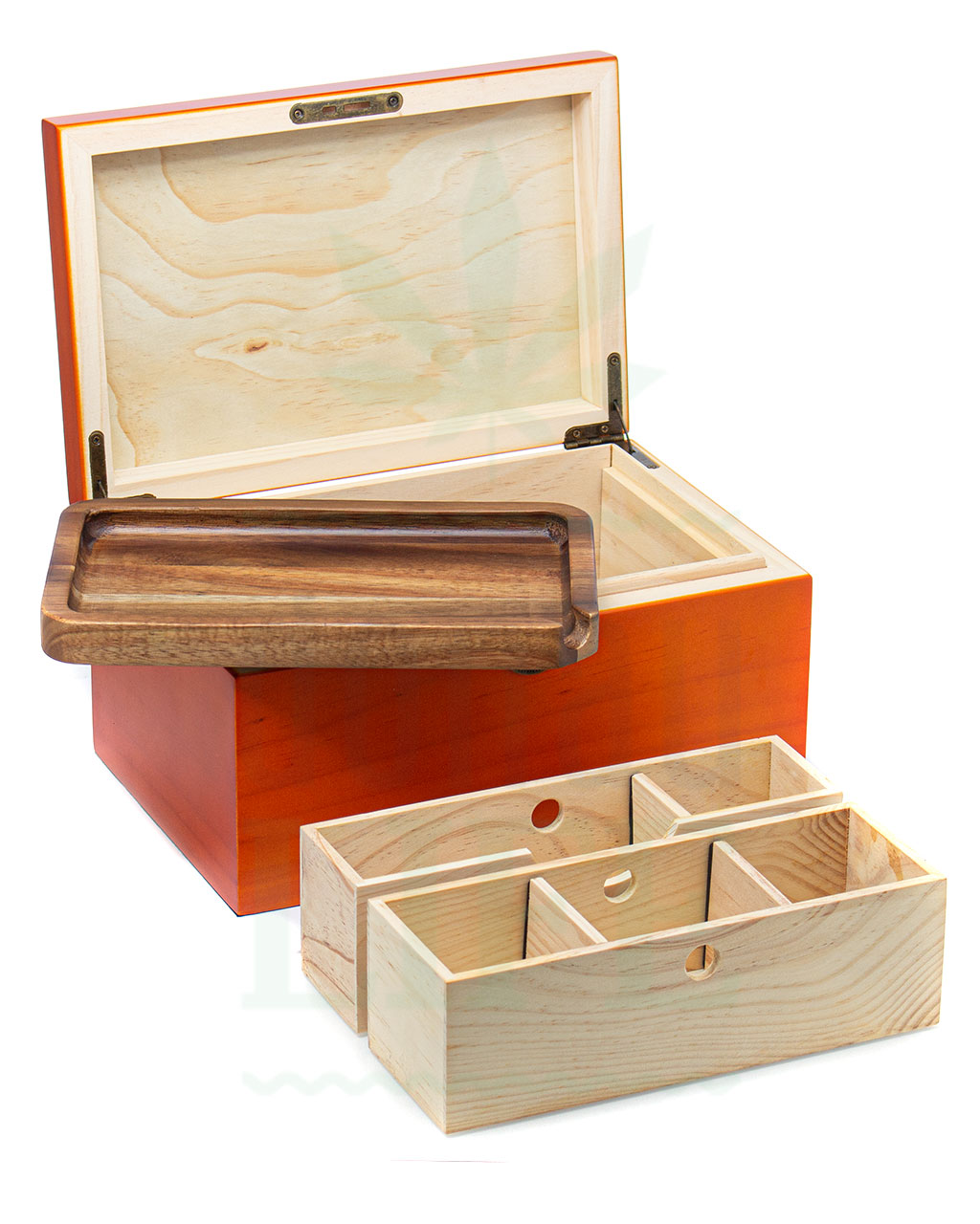 ROLLING SUPREME G7 Wooden box with lock, Spruce