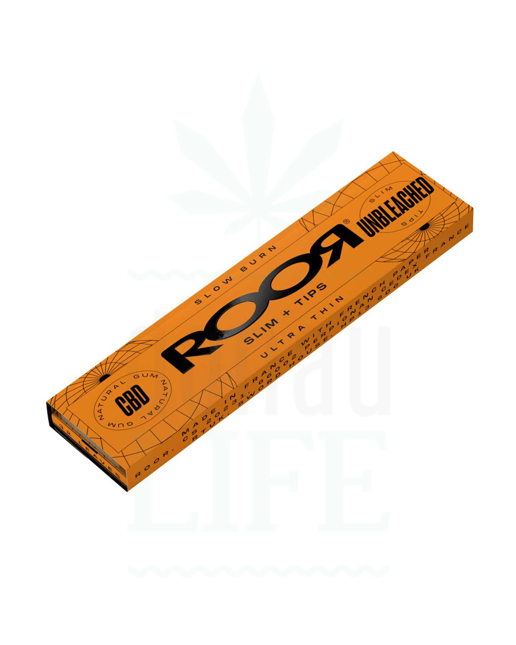 Papers ROOR Ultra Thin Papers KSS + Tips unbleached | 32 Blatt