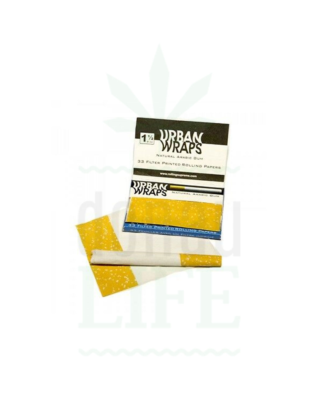 Papers URBAN WRAPS 1 1/2 Size Papers Zigaretten Druck | 33 Blatt