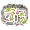 Mischschalen SMOKE ARSENAL Rolling Tray M | ‘Stoner things’