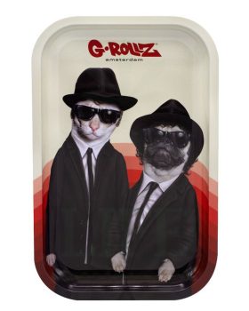 aus Metall G-ROLLZ Rolling Tray M | ‚Jazz Brothers‘