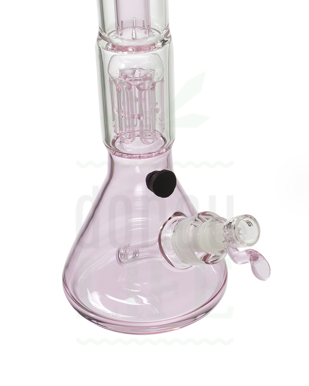Bong Shop BLAZE GLASS Beakerbong ‘Pink Lady’ mit 6-Arm Percolator | 41 cm