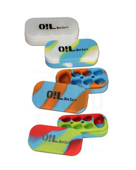 Aufbewahrung BLACK LEAF Silikondose ‚OIL‘ für Extrakte