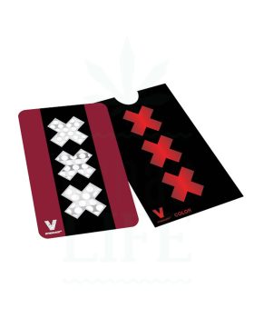 Edelstahl Grinder V SYNDICATE Grinder Card ‚RED XXX‘ | Kreditkarten Format