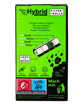 Aktivkohlefilter HYBRID Supreme Filters Aktivkohle Filter + Zellstoff + Rolls  | 4 m
