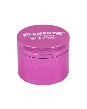 4-teilig ELEMENTS Aluminium Grinder Pink | 61 mm