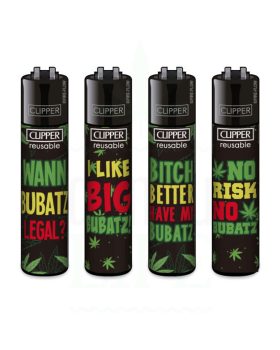Headshop CLIPPER Feuerzeug ‘Bubatz’